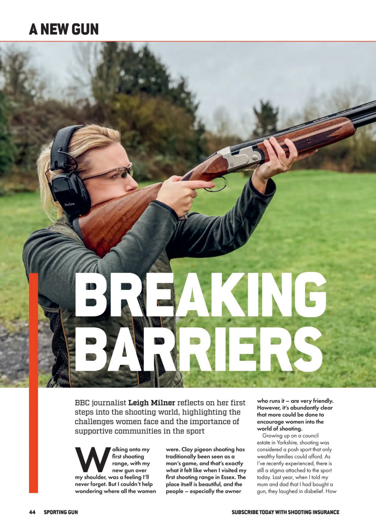 Featured in Sporting Gun Magazine